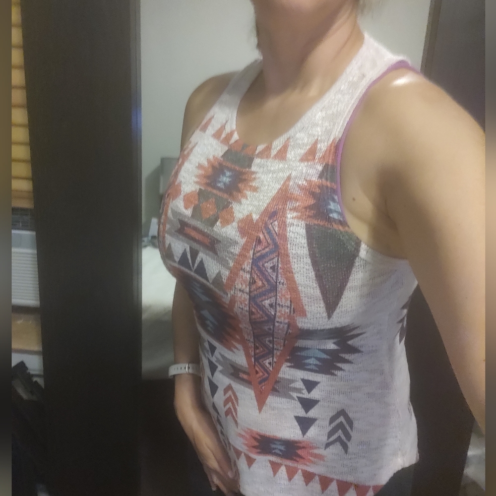 Aztec print Tank top - Picture 5 of 7
